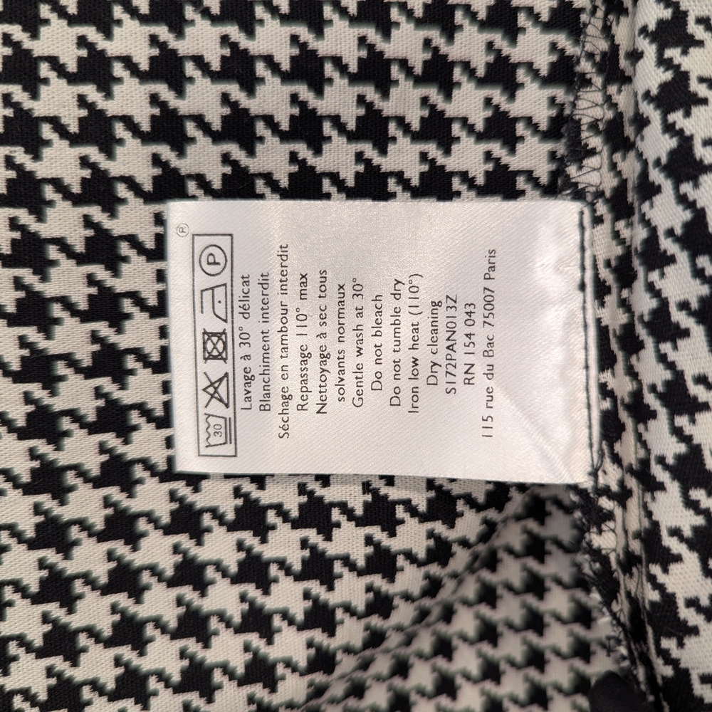 Sezane Clara Houndstooth Trousers - Picture 5 of 6